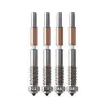 For QIDI Q2 Bimetallic Nozzle 0.2mm 0.4mm0.6mm0.8mm with Ceramic Insulation Integrated Nozzles for QIDI Q2C Parts