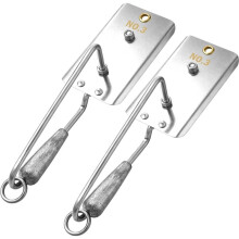 2 Pcs Fishing Planer with Stainless Steel Heavy-Duty Trolling Planer Boards for Fishing Downrigger Freshwater B