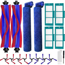Ensemble D'Accessoires pour Aspirateur Robot pour Spot+ Scrub AI (Nettoyage à Sec et Humide) - Comprend des Brosses Rotatives, des Serpillères