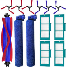 13-Piece Accessory Set for Spot+Scrub Robot Vacuum Cleaner with Roller Brush,Oller Mops,HEPA Filters,Side Brushes