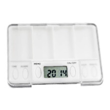 Pill Dispenser Container Alarm Clock Taking Medicine Reminder  Personal Pill Containers Pill Box Medicine Chest