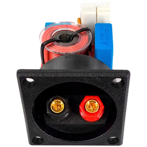 80W 2 Way Hi-Fi Speaker Frequency Divider Crossover Filters with Junction Box 1