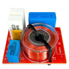 80-W-2-Wege-HiFi-Lautsprecher-Frequenzweichenfilter mit Anschlussdose