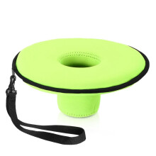 Floating Drink Holder Floating Coaster Pool Drink Holder Beverage Float Cup Holder for Pool Party Outdoor Water Green