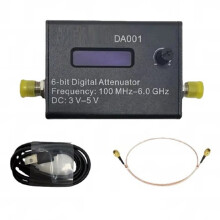 Nouveau Module Atténuateur RF Numérique DA001 HMC624A, Réglable de 0 à 31,5 DB, avec Affichage OLED en Temps Réel pour les Tests D'Instruments