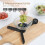 Folding Food Electron Scale Digital Kitchen Scale, Portable Collapse  Pocket Scale Grams Ounces Compact Kitchen Use 3