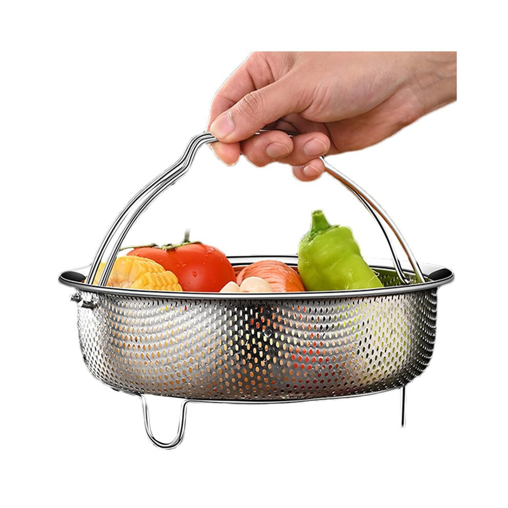 Stainless Steel Steamer Basket For Instant Cooker With Handle, Multifunctional Pressure Cooker Accessories 6032884561326