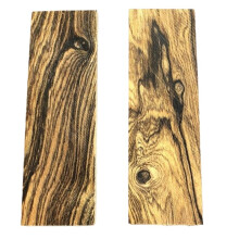 DIY-Griffschalenrohlinge, Ciricote-Holz 120x40x10mm für Bastelarbeiten - 2 Stück