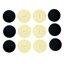Lot de 6 Préfiltres pour Aspirateur pour VC3 - Accessoires : Filtre Moteur - Pièces de Rechange : 1.198-125.0, 2.863-238.0