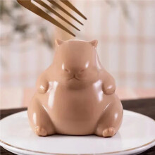 3D-Silikonformen für Desserts, Niedliches Design, Lebensmittelecht, für Selbstgebackene Süße Leckereien, 5-Teilig