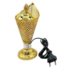 Electric Mabkhara Bakhoor Burner Metal Plug in Oud Chip Warmer for Home Office Yoga Spa Aromatherapy Decor EU Plug