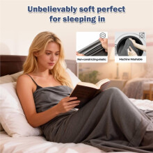Wearable Sleeping Bag for Adults, Breathable Sleep Sack Blanket, Portable Cozy Wrap for Travel, Home, Camping S