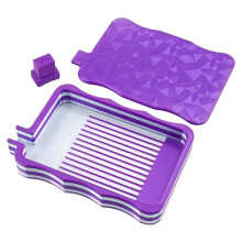 Bead Sorting Tray with Flip-Top Lids, No-Spill Diamond Art Painting Organizer for Rhinestone Drills, 3D Printed Gradient