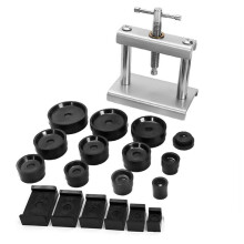 18PCS Professional Watch Press Set Watch Back for CASE Closing Tool & Fitting Dies Watch Repairing Tool Die Kit