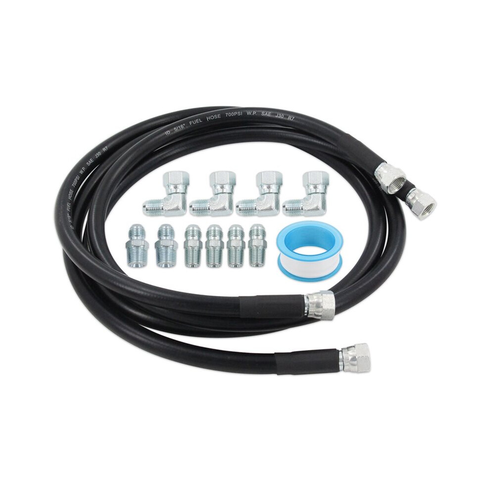 6An Transmission Cooler Hose Fitting Kit For Chevy Mopar Replace Th350/ 700R4/ Th400 6034266197864
