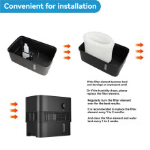 2 Filtres à Mèche pour Humidificateur PSU10E1BB, Compatibles avec les Humidificateurs Pelonis PSU10E1BB et PSU10E1WW