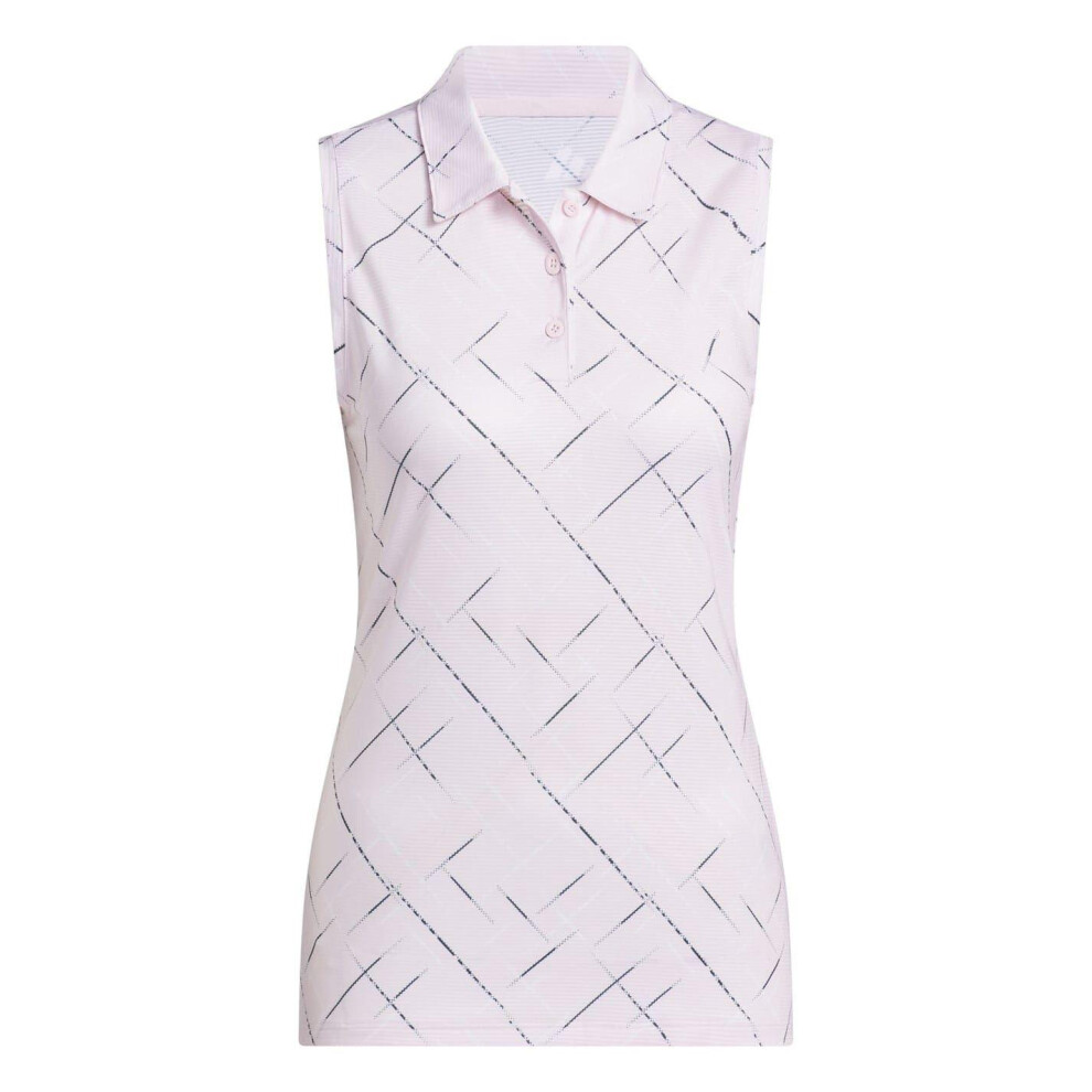 Adidas (M, /Pink) Womens/Ladies Golf Polo Shirt Clear