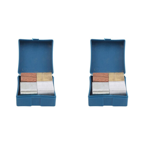 8PCS Cubes Set for Density Measurement Same Volume Different Mass Materials Physics Experiment Teaching Tool