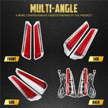 Motorcycle LED Filler Panel Brake Light Running Rear Side Lamp for Goldwing GL1800 2018-2023 2024