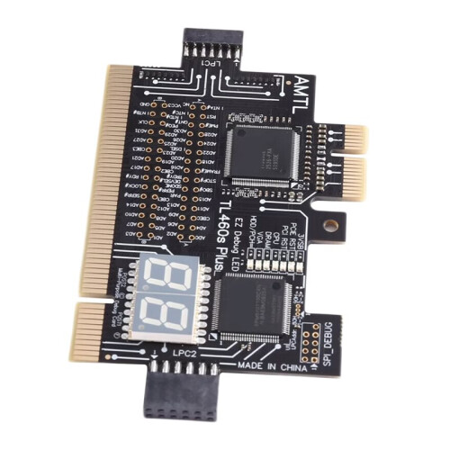 TL460 Multi-Purpose Debug Card Computer PCI-E Test Card LPC DEBUG Diagnostic Card Automatically Recognizes Motherboard