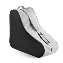 Tragbare Rollschuhtasche, Großes Fassungsvermögen, Aufbewahrungstasche für Eislaufschuhe, Tragetasche, Schwarz
