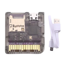 För NDS NDSL 3DS-Konsol, Spelläsarvagn, Formsprutat Transparent Hölje med RP2040 MCU-Speltillbehör