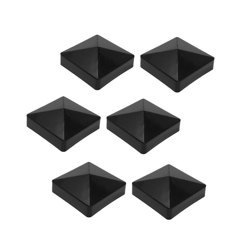 6 Pack Post Caps Wood Fence Post Caps,Metal Toppers For Fence, Deck, And Mailbox Protection Post Caps Cover 6032751693365