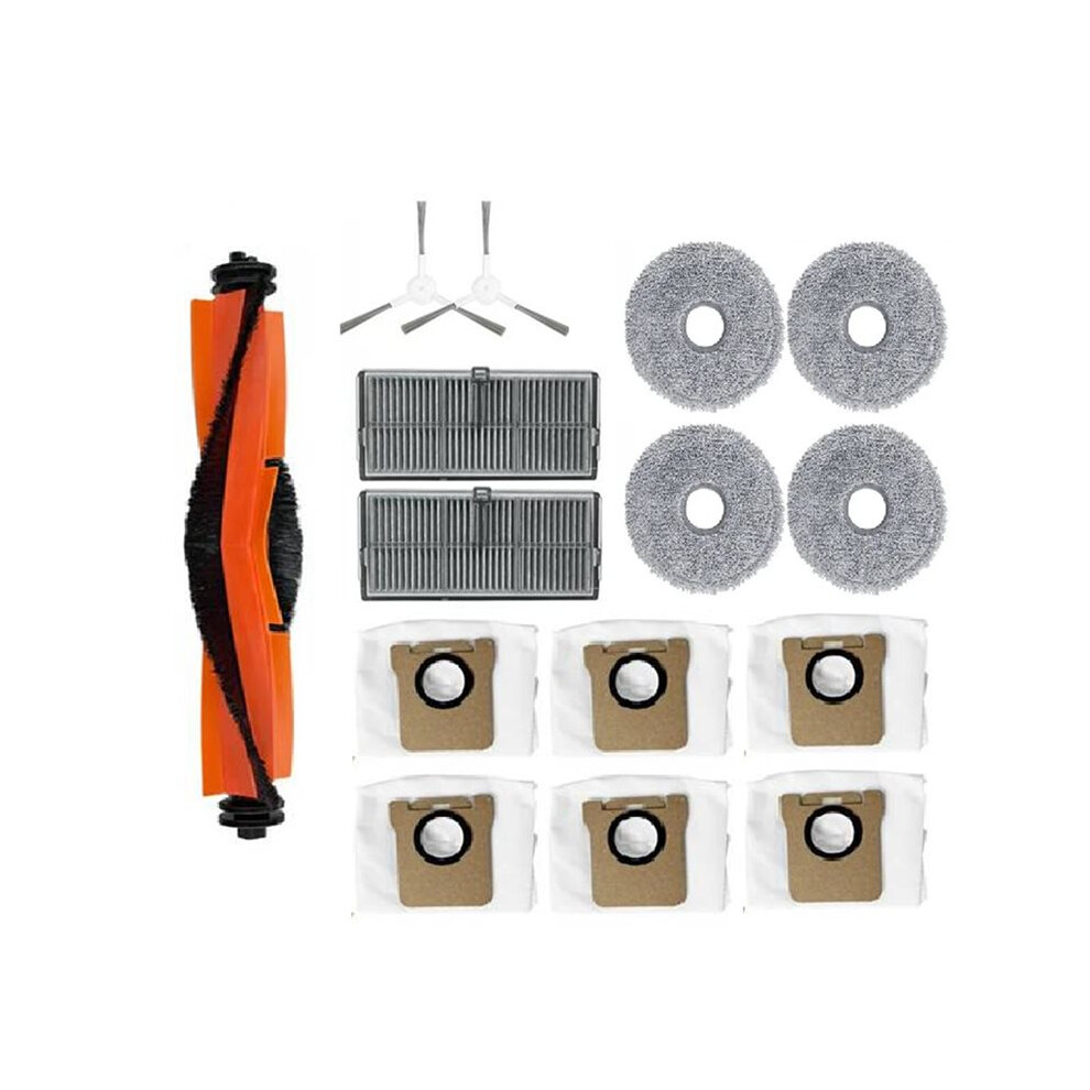 15 Pcs For Mijia M30s D103cn Vacuum Main Side Brush Mop Filter Dust Bags 6031995419991