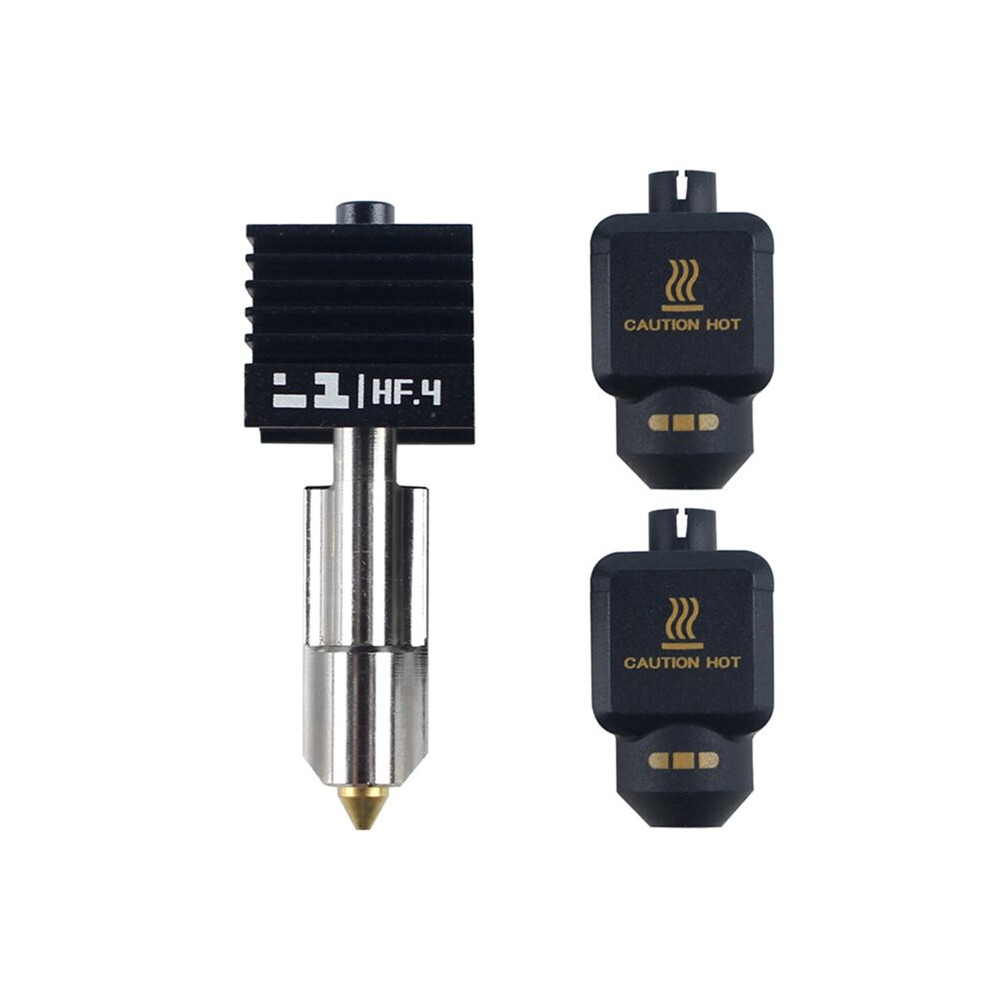 Saudism Upgrade High-Flow Hardened Steel Hotend For P2s 0.4Mm Nozzle 3D Printer Accessories Extra 1 Silicone Case