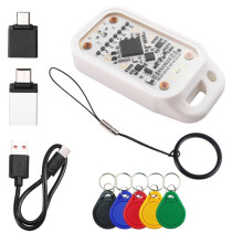 Lecteur/Émulateur de Puce RFID Chameleon V3.0 125K 13,56 MHz, Copieur/Graveur de Cartes à Puce, NFC + Porte-Clés 5XUID