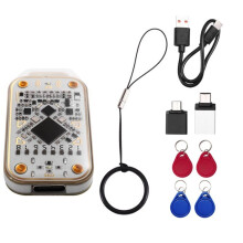 Lecteur Émulateur de Puce RFID Chameleon V3.0 + Porte-Clés NFC 4XUID (Lecture/Écriture) 125K 13,56 MHz (Copieur D'Étiquettes de Cartes à Puce