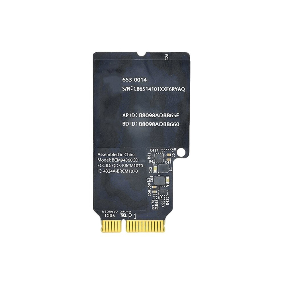 Bcm94360cd Wifi Network Card 2.4G/5G Dual-Band 1750M Bt4.0 Network Card For 2013-2014 A1418 A1419 For Hackintosh 4713396168112