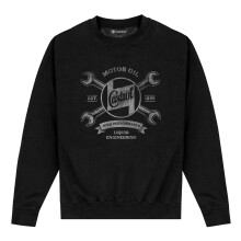 (5XL, Black) Castrol Unisex Adult Est 1899 Sweatshirt