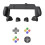 For Switch2 Case Plastic Grip Protective Shell+Direction Keys+Button Caps Kit for Switch2 Grip Case Dust-Proof Cover A 1