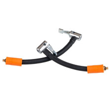 40 cm Langes Verlängerungsrohr für Autoluftpumpen mit M6-Gewinde, Passend für Autoreifen und Motorradluftpumpen
