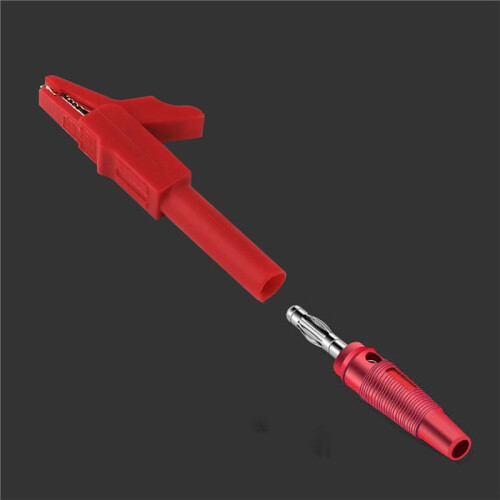 Multimeter Alligator Clips with 4mm Banana Female Jack for Electrical Testing 2