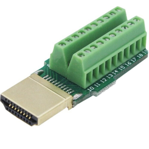 Placa Adaptadora de PCB con Conector Macho de 20 Pines y Cableado Sin Soldadura 2