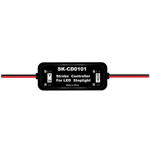 Strobe Controller Brake Light Flasher Module for Car LED Brake Stop Light Lamp 12V-16V LED Flash Tail Stop, SK-CD0101