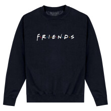 (4XL, Black) Friends Unisex Adult Logo Sweatshirt