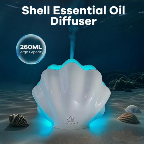 Shell Style Aromatherapy Humidifier, Essential Oil Specific Aromatherapy Machine, Indoor Air Humidification 2
