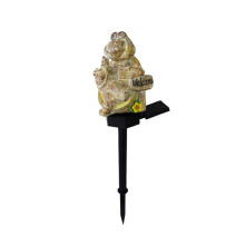 Sea Turtle Solar Yard Stake Resin Solar Powered Stake Light for Garden Engraved Animal Statue Waterproof Solar Landscape