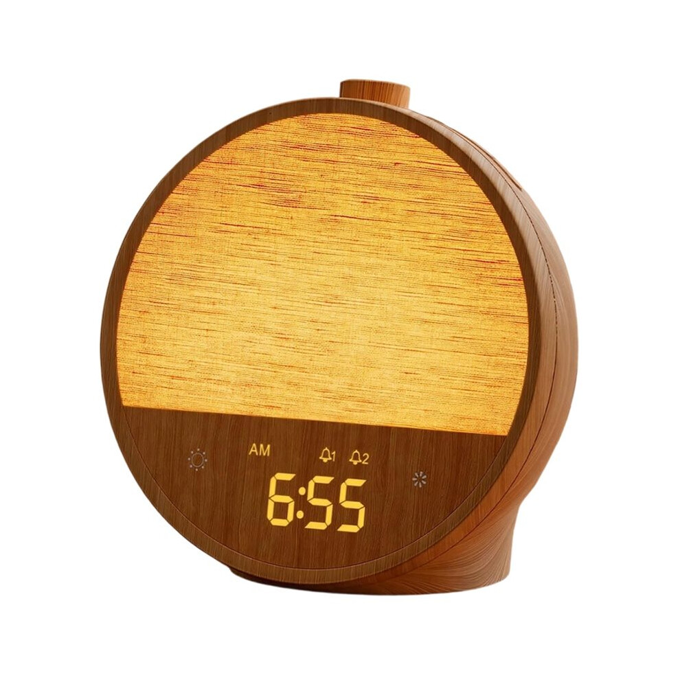 Day Alarm Clock,Bedside Lamps With 10 Nature Sounds 10 Noise Sounds, Table Lamp With Rgb Mood Night White/Light 6031137938304