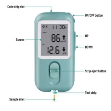 Blood Creatinine,Hb,EGFR Meter for Renal Function Kidney Disease Urea and Creatinine Tester 25 Creatinine Test Strips