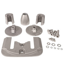 Complete Aluminum Anode Kit Compatible for Bravo 3 III 2004+ Drives Sterndrives Replace for CMBRAVO3KITA