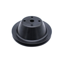 Steel Single- 6.3" OD Long Water Pump Pulley for Chevy SBC 262 265 267 283 302 305 307 327 350 400