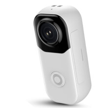 4K-WLAN-Ultra-HD-Actionkamera mit Fahrradhalterung, Nackengurt Usw., Outdoor-Camcorder für Strafverfolgungsbehörden, Weiß