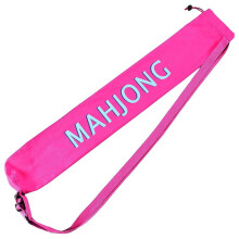 Mahjongmattas van 86 cm Lang, Schattige Canvas Houder met Trekkoord en Dubbele Banden, Draagbare Opbergbuis voor op Reis