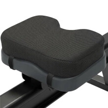 Memory Foam Rowing Machine Cushion - Anti-Slip with Straps - Tailbone Pain Relief Pad 3-Inch Thick Memory Foam