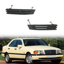 1 Par Tampa Do Gancho de Reboque Do PáRa-Choque Dianteiro Do Carro Tampa Do Furo de Reboque Tampa Do Reboque para Classe C W202