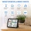 Digital Thermometer-Hygrometer, Indoor Wall Thermometer with Backlight, Digital Alarm Clock, Date Display 2